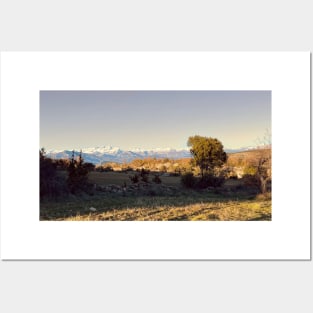 Pyrenees wintertime Posters and Art